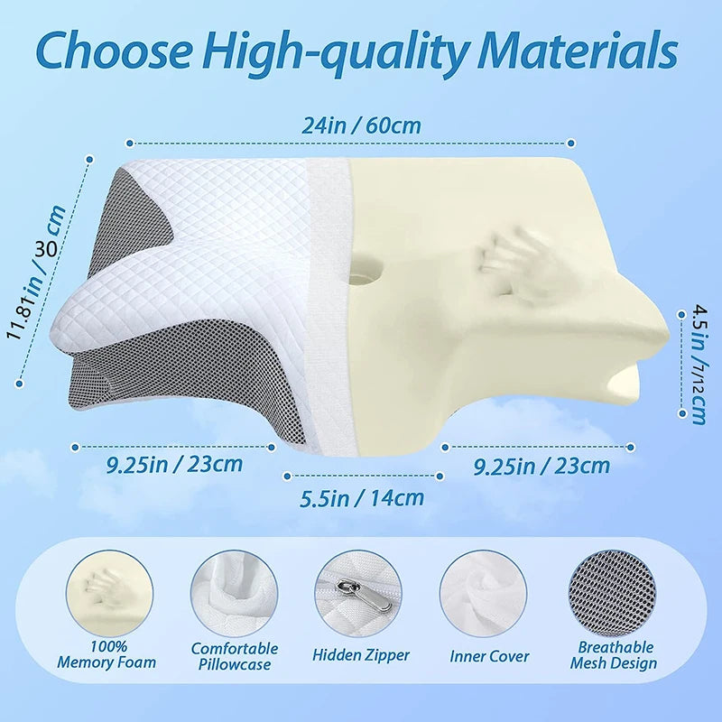 Premium contour relief pillow  