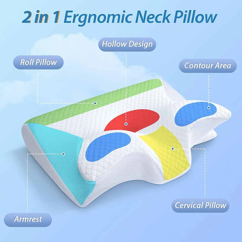 Premium contour relief pillow  